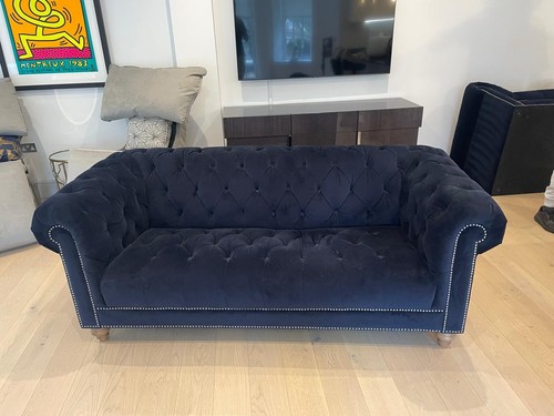 Deep midnight chesterfield - midnight,