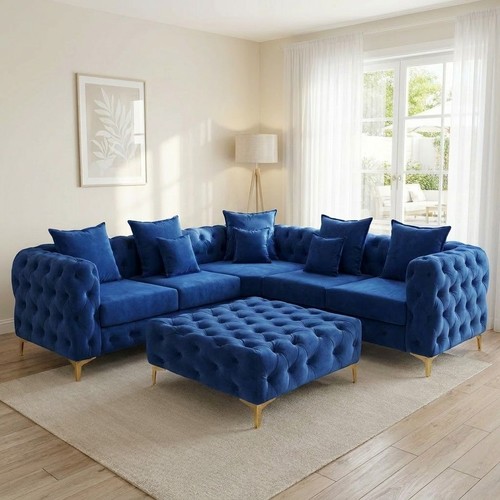 Chesterfield velvet corner - velvet,