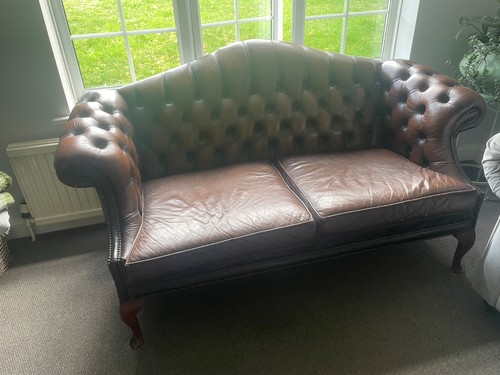 Seater brown leather - seater,
