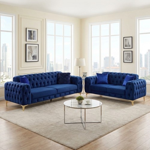 Luxury velvet chesterfield - velvet,