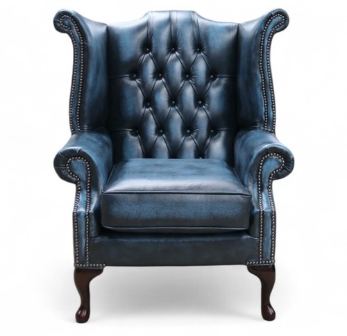 Blue high back - blue, vintage