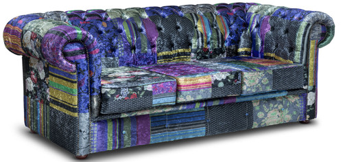 Chesterfield three seater sofa - three,